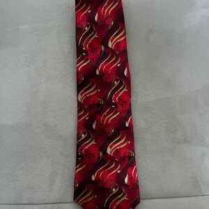 Dracula Claus 2001 Limited Edition Christmas Reindeer J Garcia Art Wear Tie NEW